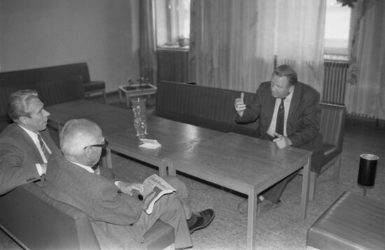 Indian author Indu Prakash Singh visits USSR