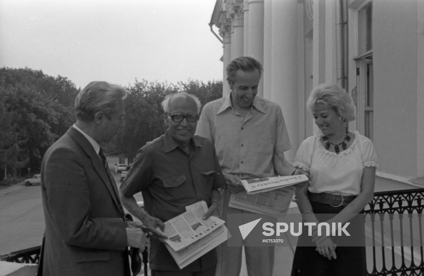 Indian author Indu Prakash Singh visits USSR
