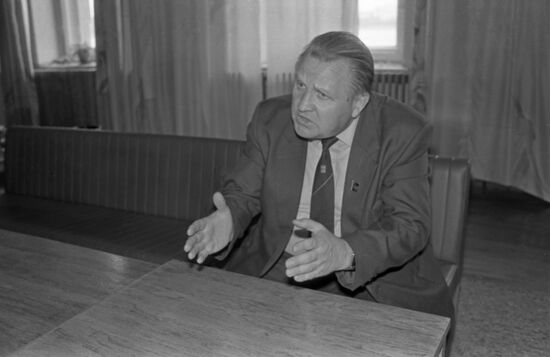 Indian author Indu Prakash Singh visits USSR