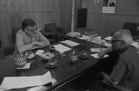 Indian author Indu Prakash Singh visits USSR