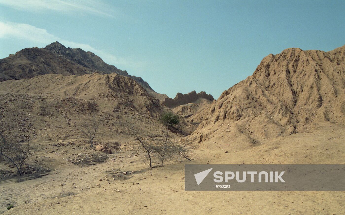 Mud brick pyramids in Tucume