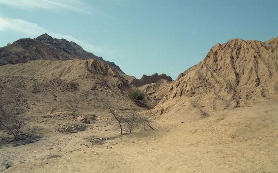 Mud brick pyramids in Tucume
