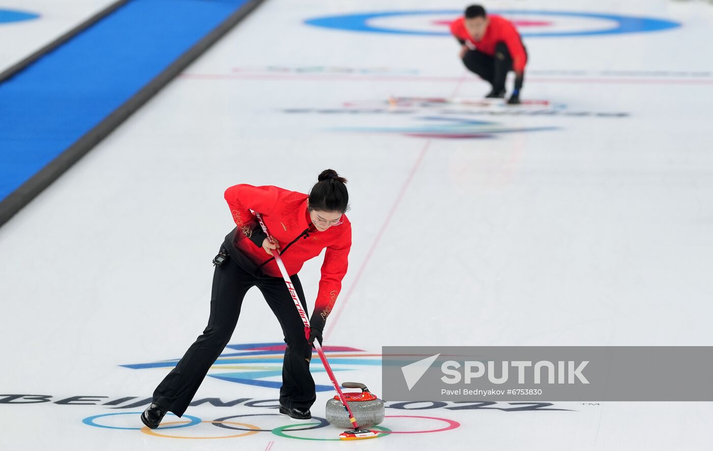 China Olympics 2022 Curling Mixed Doubles