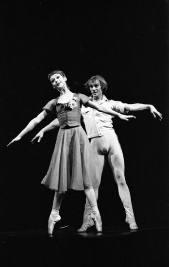 Maurice Bejart's 20th Century Ballet company performs in Moscow