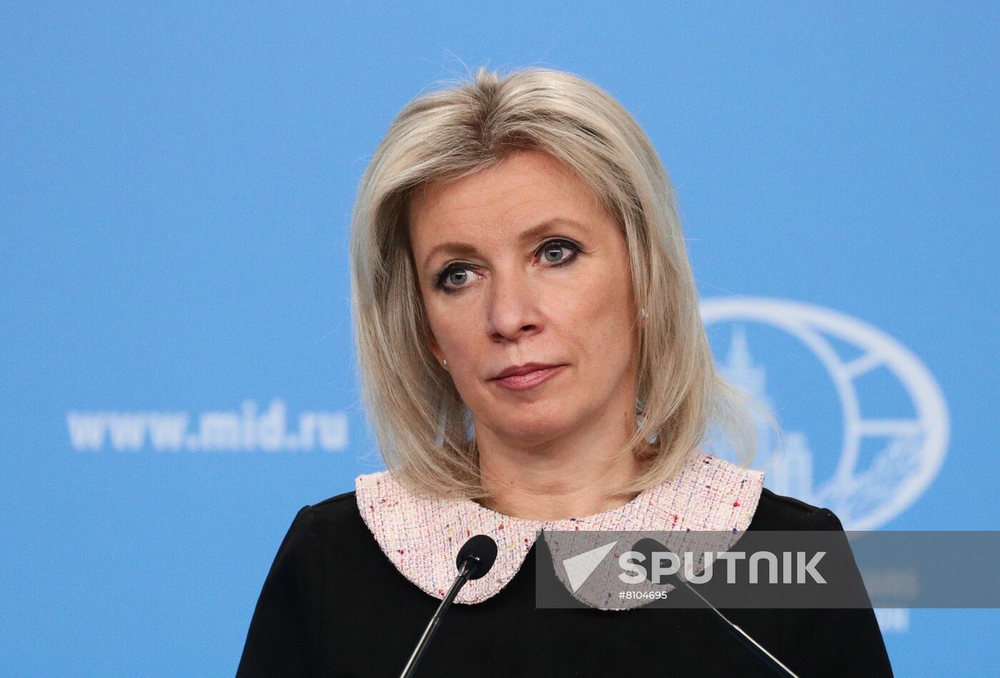 Russia Zakharova Briefing