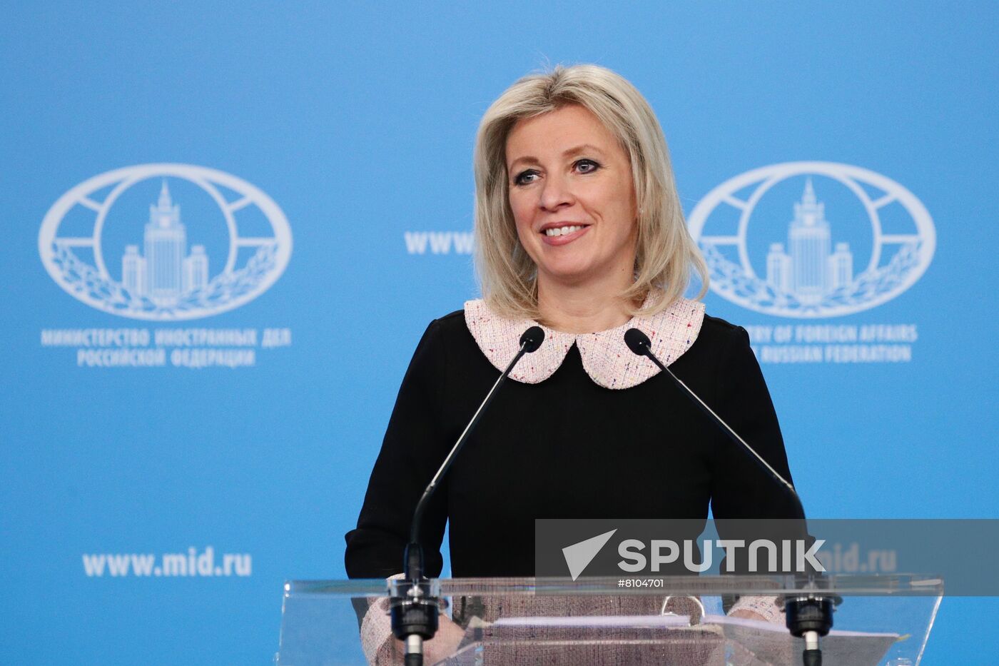 Russia Zakharova Briefing