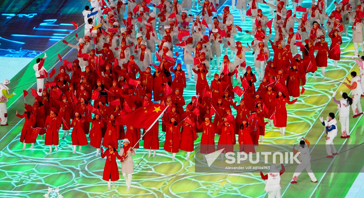 China Olympics 2022 Opening