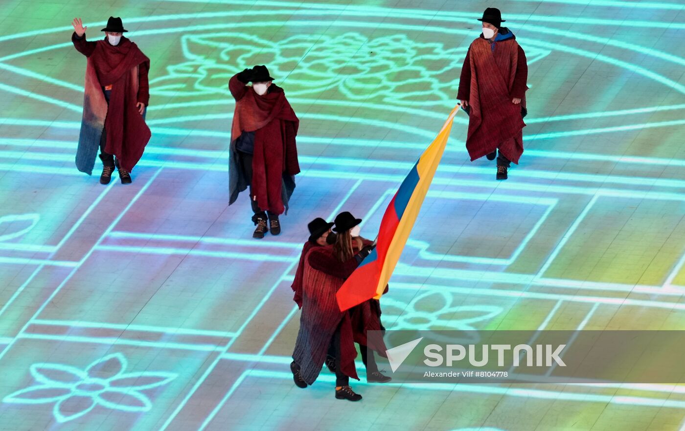 China Olympics 2022 Opening