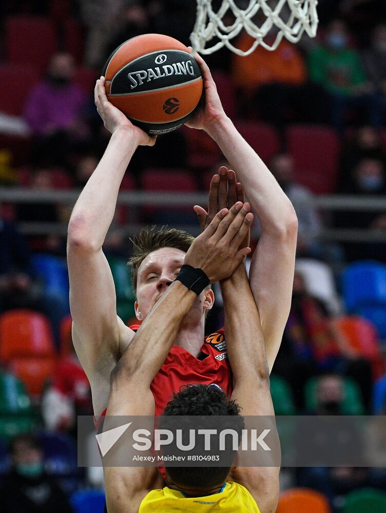 Russia Basketball Euroleague CSKA - ALBA