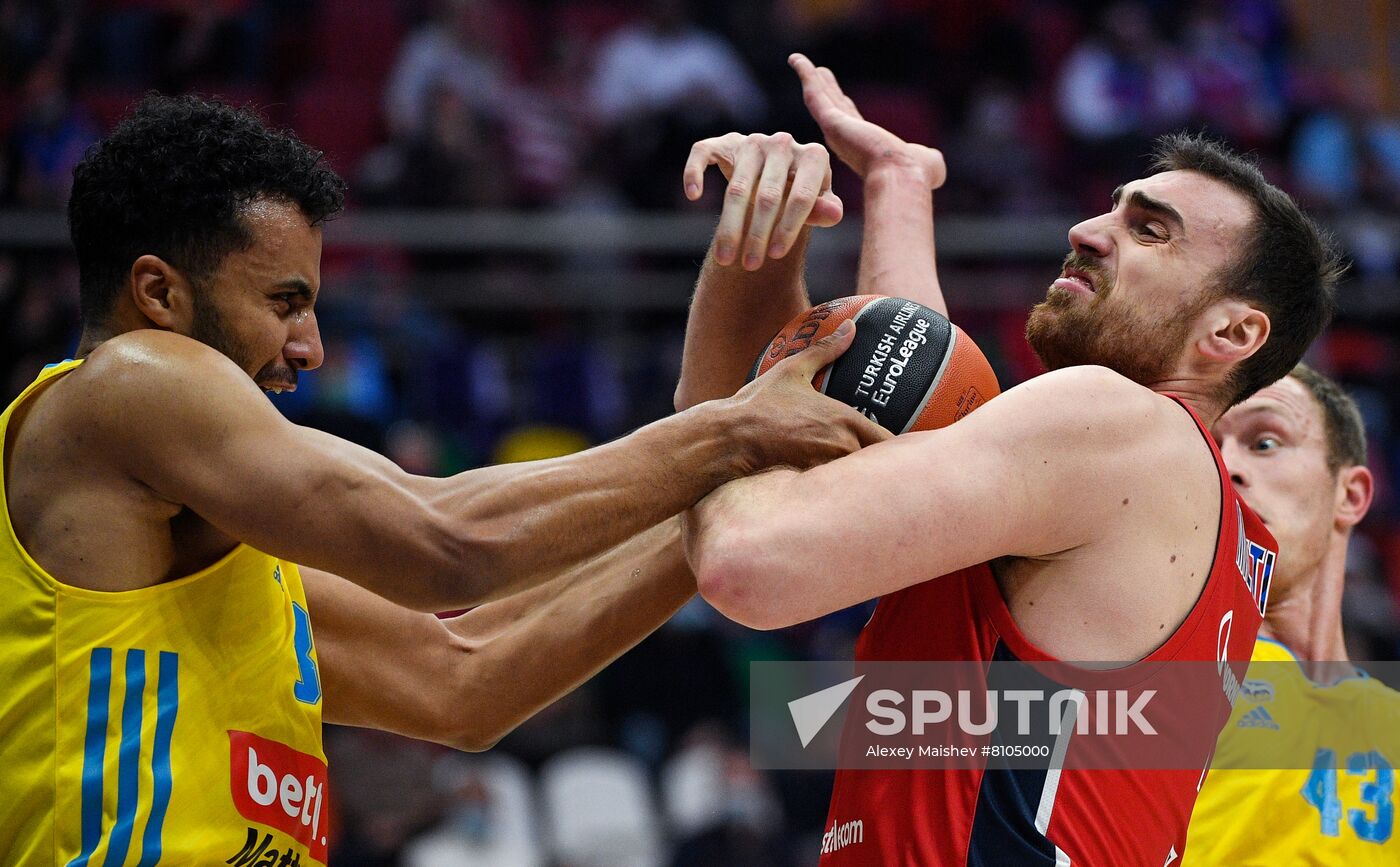 Russia Basketball Euroleague CSKA - ALBA