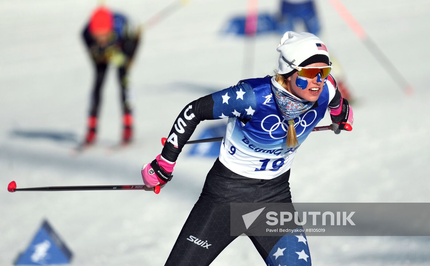 China Olympics 2022 Cross-Country Skiing Women