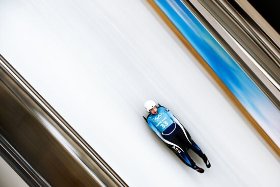 China Olympics 2022 Luge Women Training