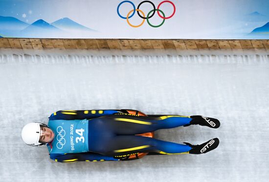 China Olympics 2022 Luge Women Training