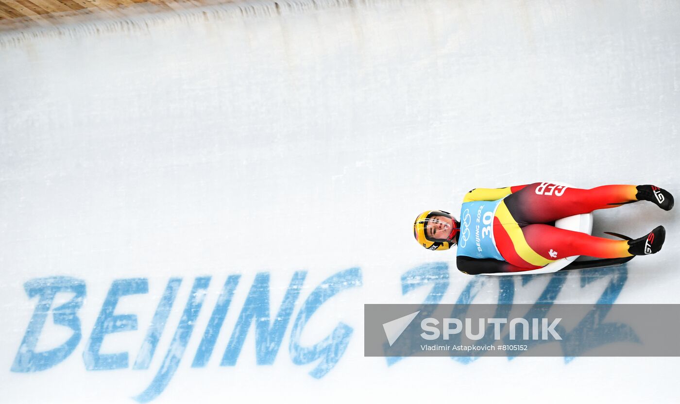 China Olympics 2022 Luge Women Training