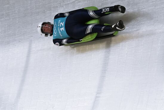 China Olympics 2022 Luge Women Training