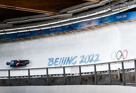 China Olympics 2022 Luge Women Training