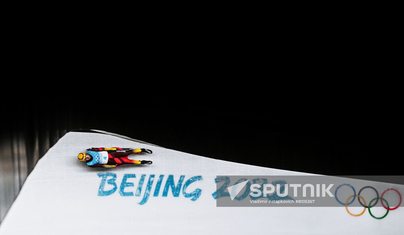 China Olympics 2022 Luge Men