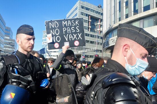 France Coronavirus Restrictions Protest