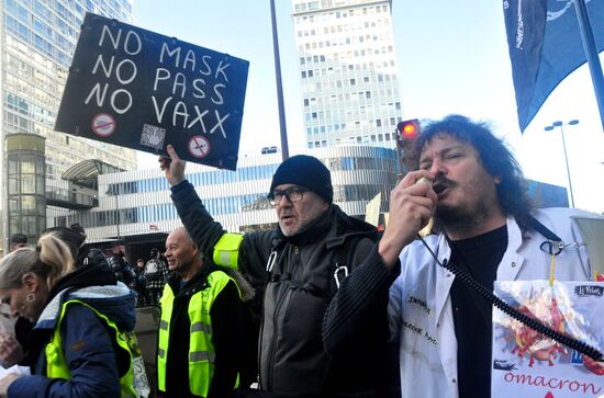 France Coronavirus Restrictions Protest
