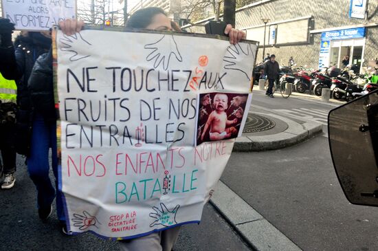 France Coronavirus Restrictions Protest