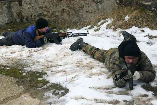 Ukraine Defence Civilians Exercises