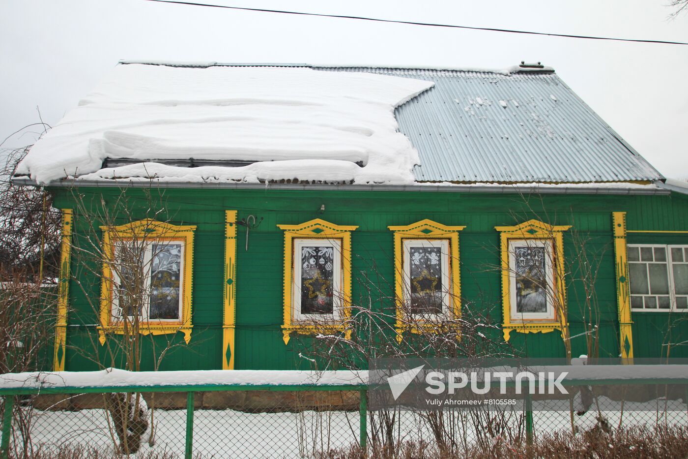 Tarusa house during New Year holidays