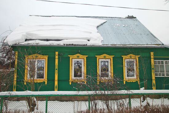 Tarusa house during New Year holidays
