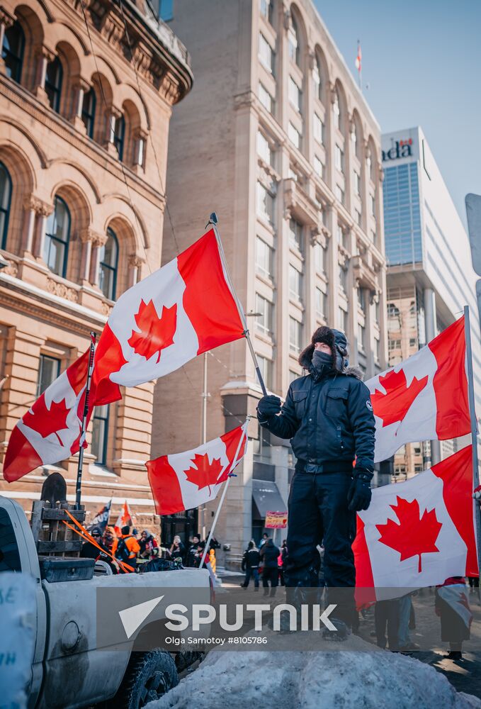 Canada Coronavirus Restrictions Protest
