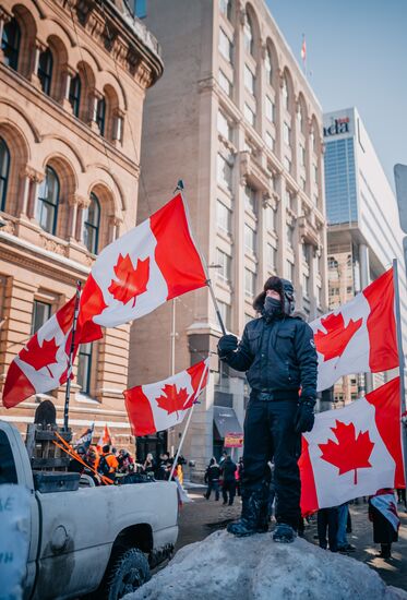 Canada Coronavirus Restrictions Protest