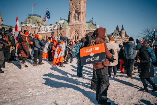 Canada Coronavirus Restrictions Protest