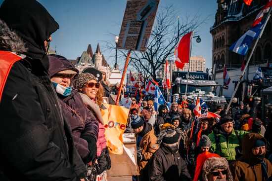 Canada Coronavirus Restrictions Protest