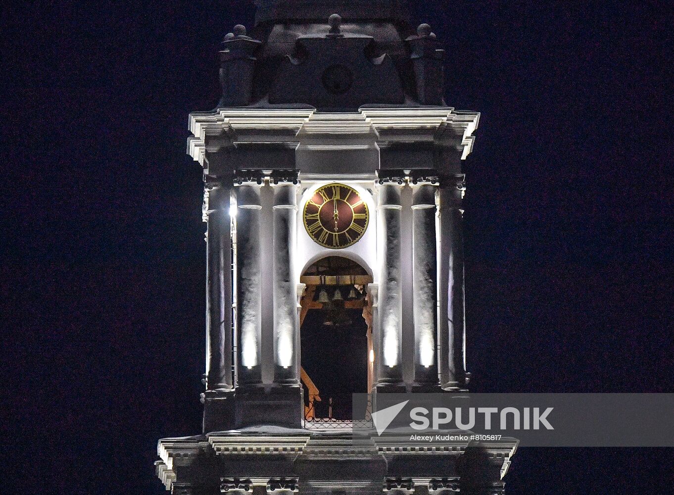 Russia Kalyazin Bell Tower Restoration