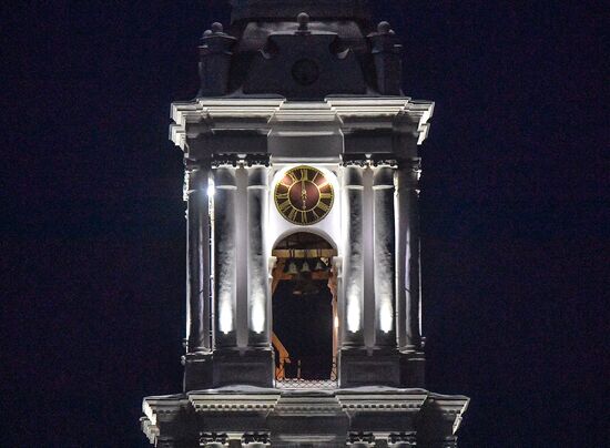 Russia Kalyazin Bell Tower Restoration