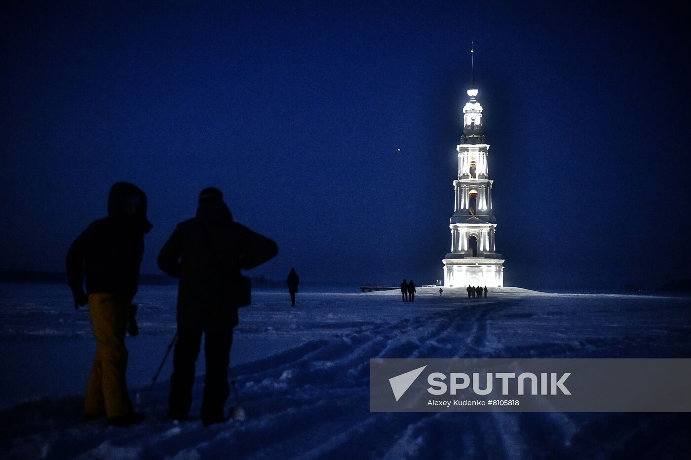 Russia Kalyazin Bell Tower Restoration