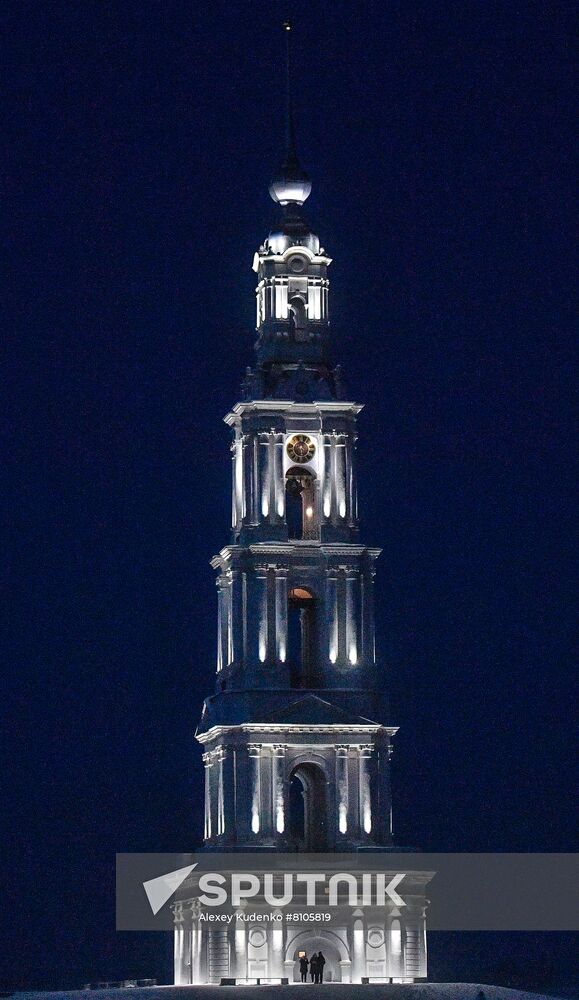 Russia Kalyazin Bell Tower Restoration