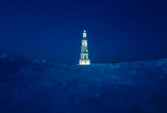 Russia Kalyazin Bell Tower Restoration