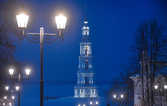 Russia Kalyazin Bell Tower Restoration