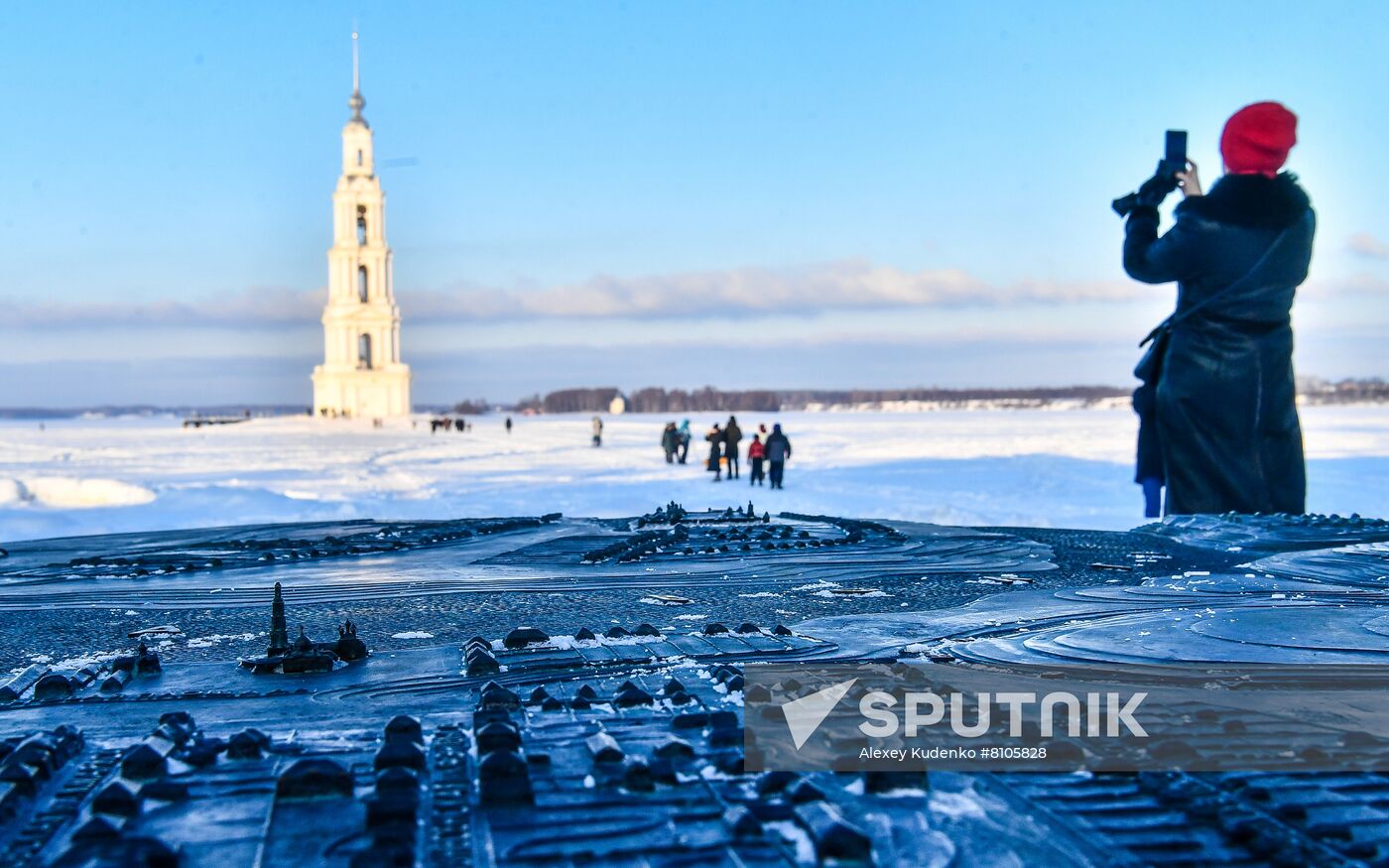 Russia Kalyazin Bell Tower Restoration