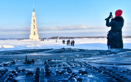Russia Kalyazin Bell Tower Restoration