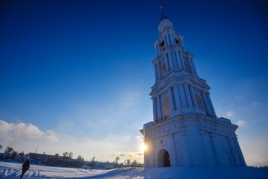 Russia Kalyazin Bell Tower Restoration