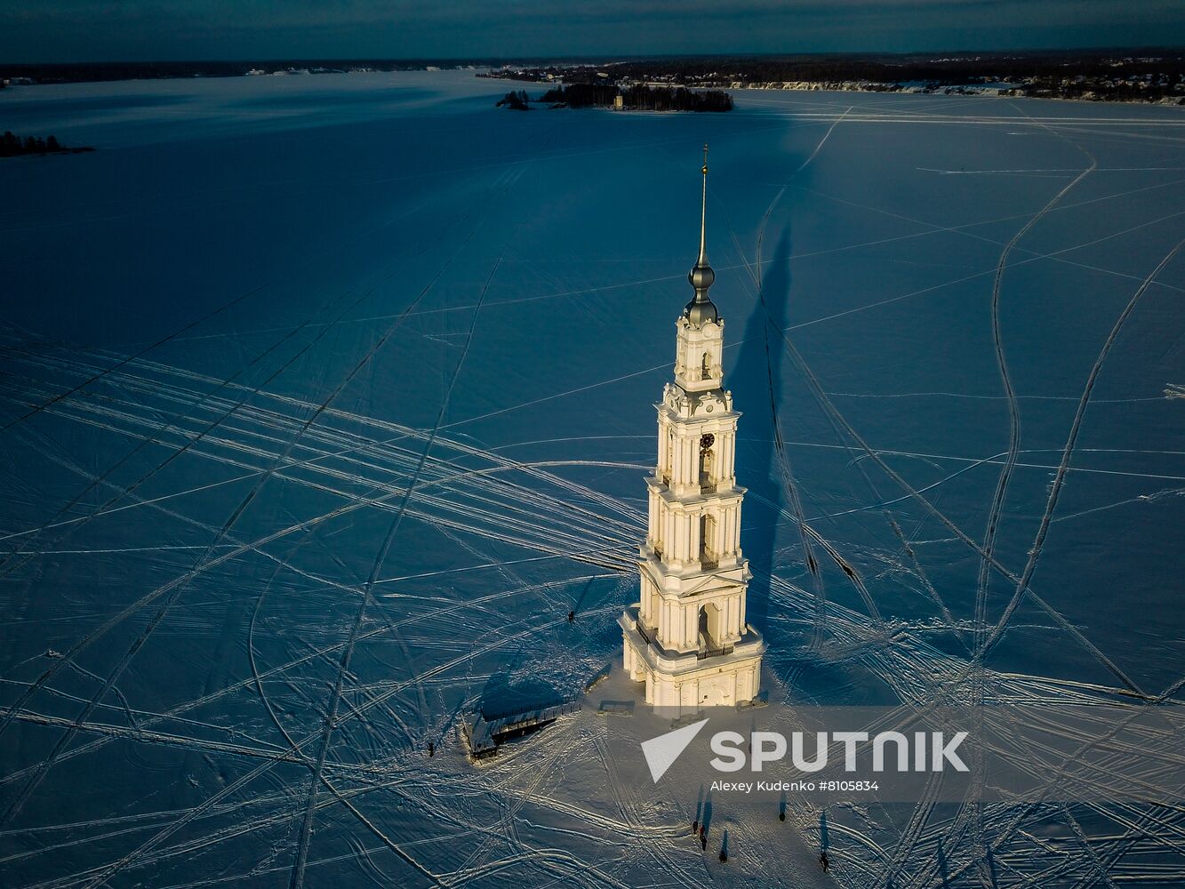 Russia Kalyazin Bell Tower Restoration
