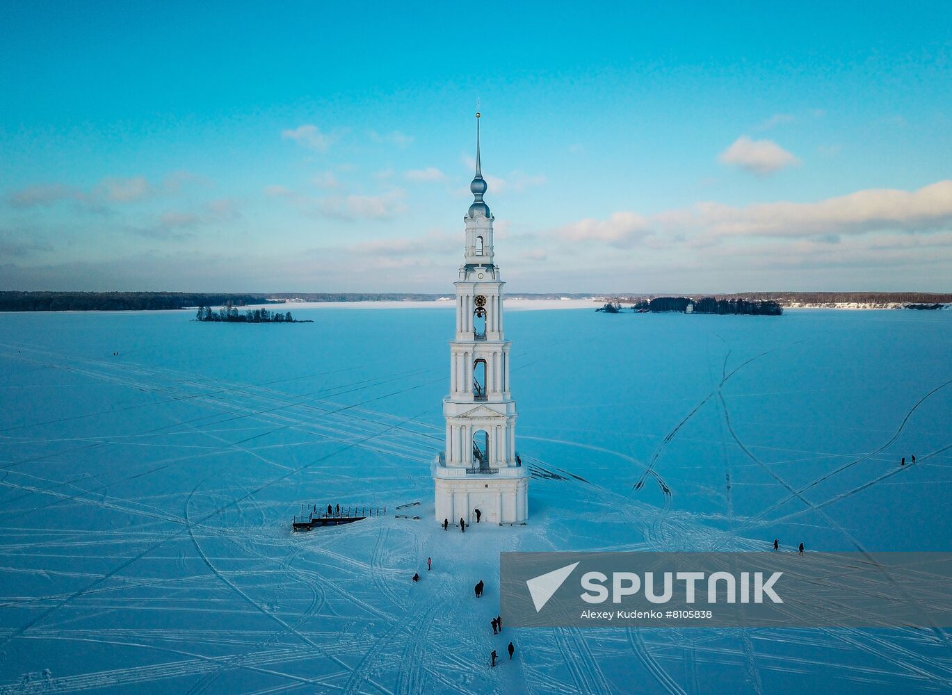 Russia Kalyazin Bell Tower Restoration