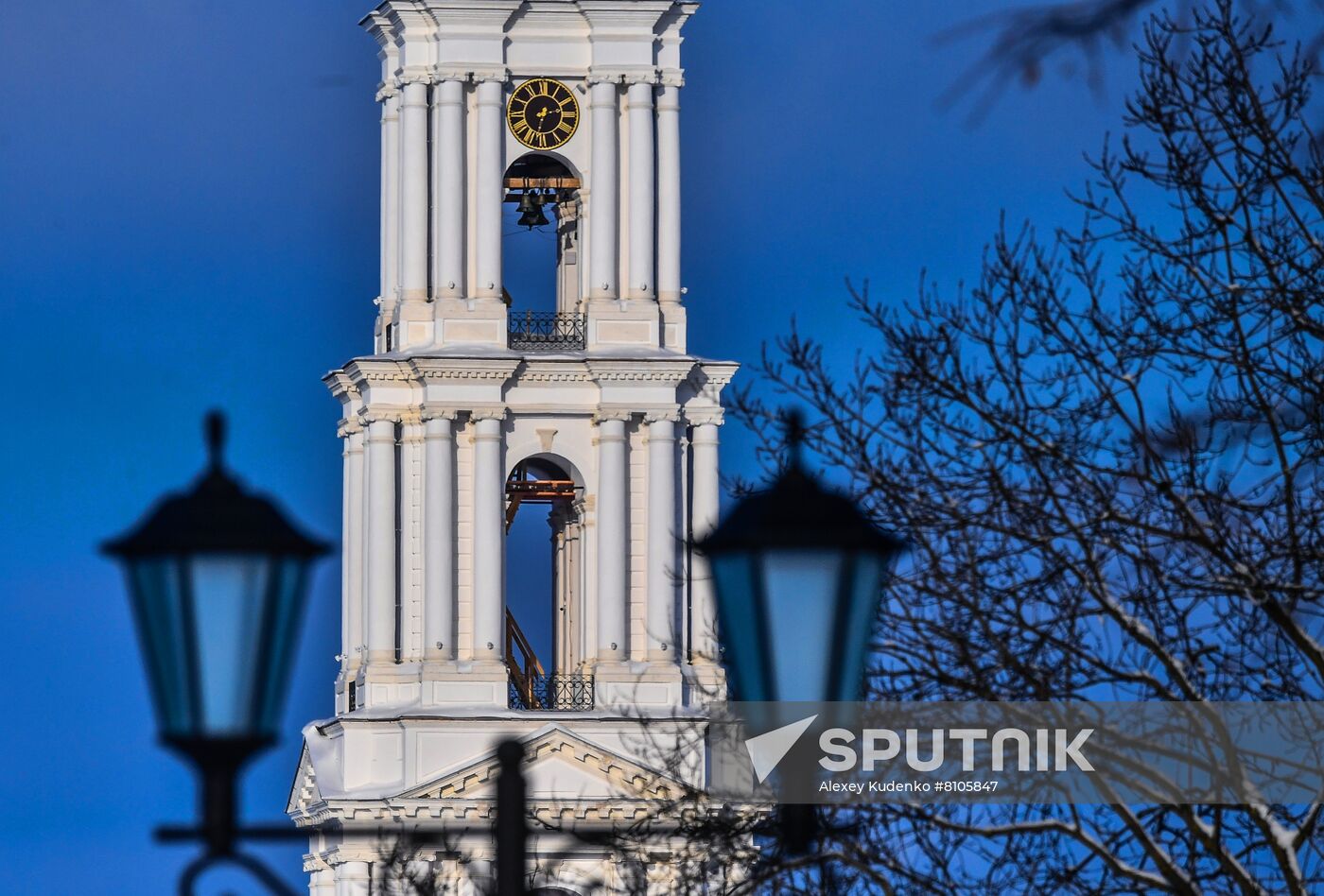 Russia Kalyazin Bell Tower Restoration