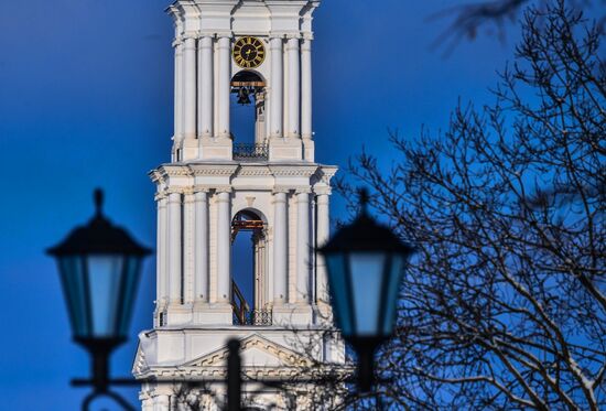 Russia Kalyazin Bell Tower Restoration