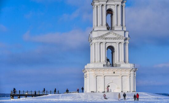 Russia Kalyazin Bell Tower Restoration