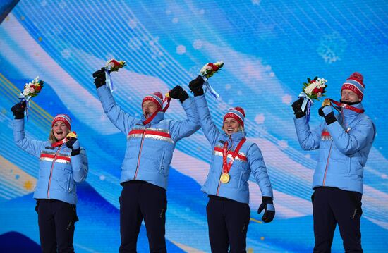 China Olympics 2022 Medal Ceremony