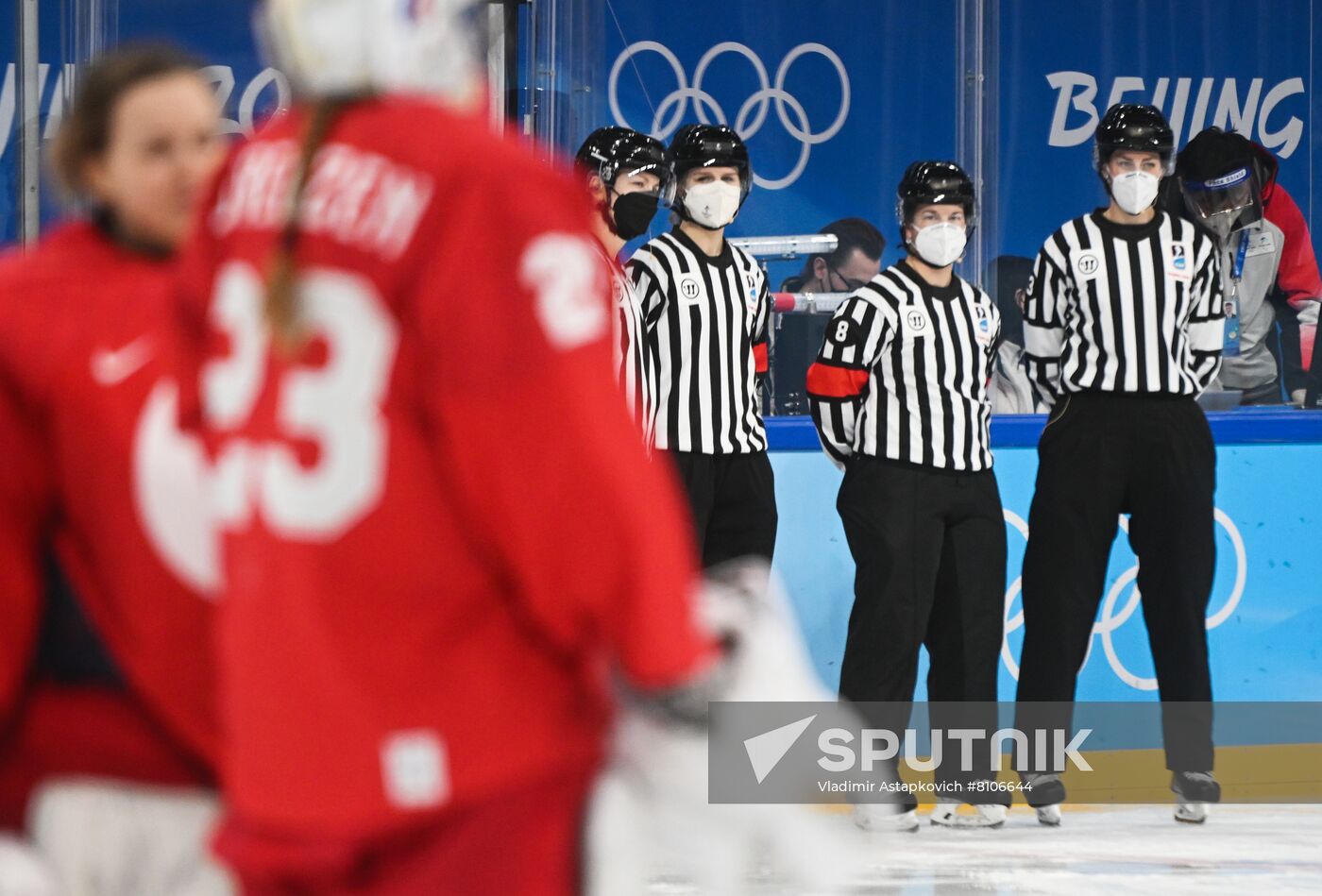 China Olympics 2022 Ice Hockey Women ROC - Canada