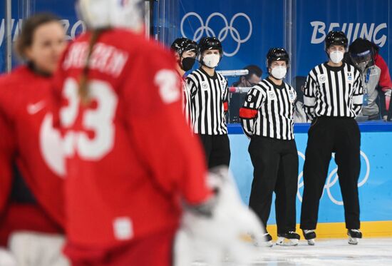 China Olympics 2022 Ice Hockey Women ROC - Canada