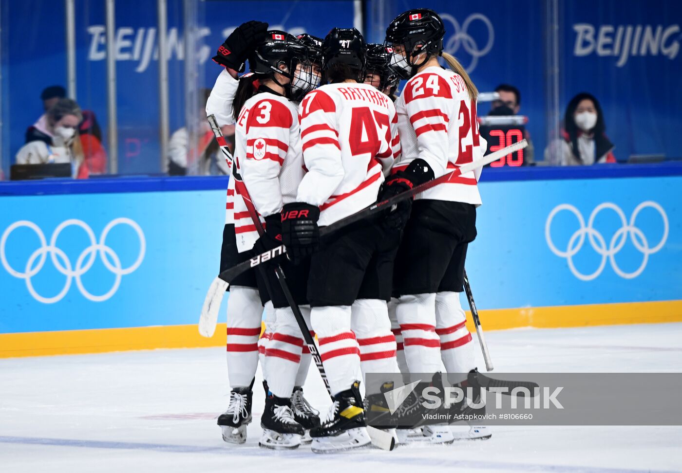 China Olympics 2022 Ice Hockey Women ROC - Canada