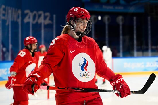 China Olympics 2022 Ice Hockey Women ROC - Canada